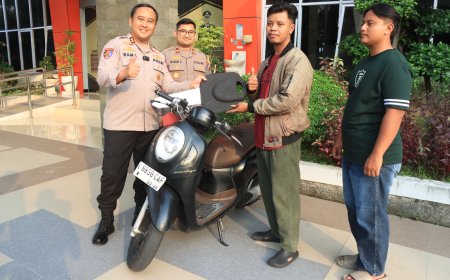 Kendaraan Korban Curanmor Kembali Setelah Kasus Berhasil Diungkap