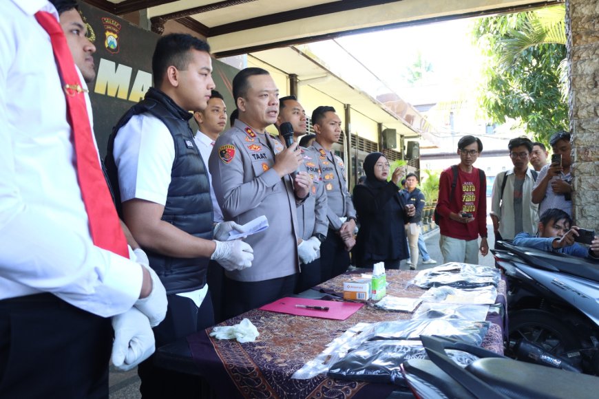 Polisi Berhasil Menindak Pembawa Sajam dalam Operasi Terukur
